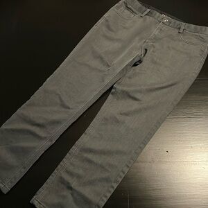 Pavini Exclusive Line Mens Pants Gray Greek Key Lion Head P-9153 34x30